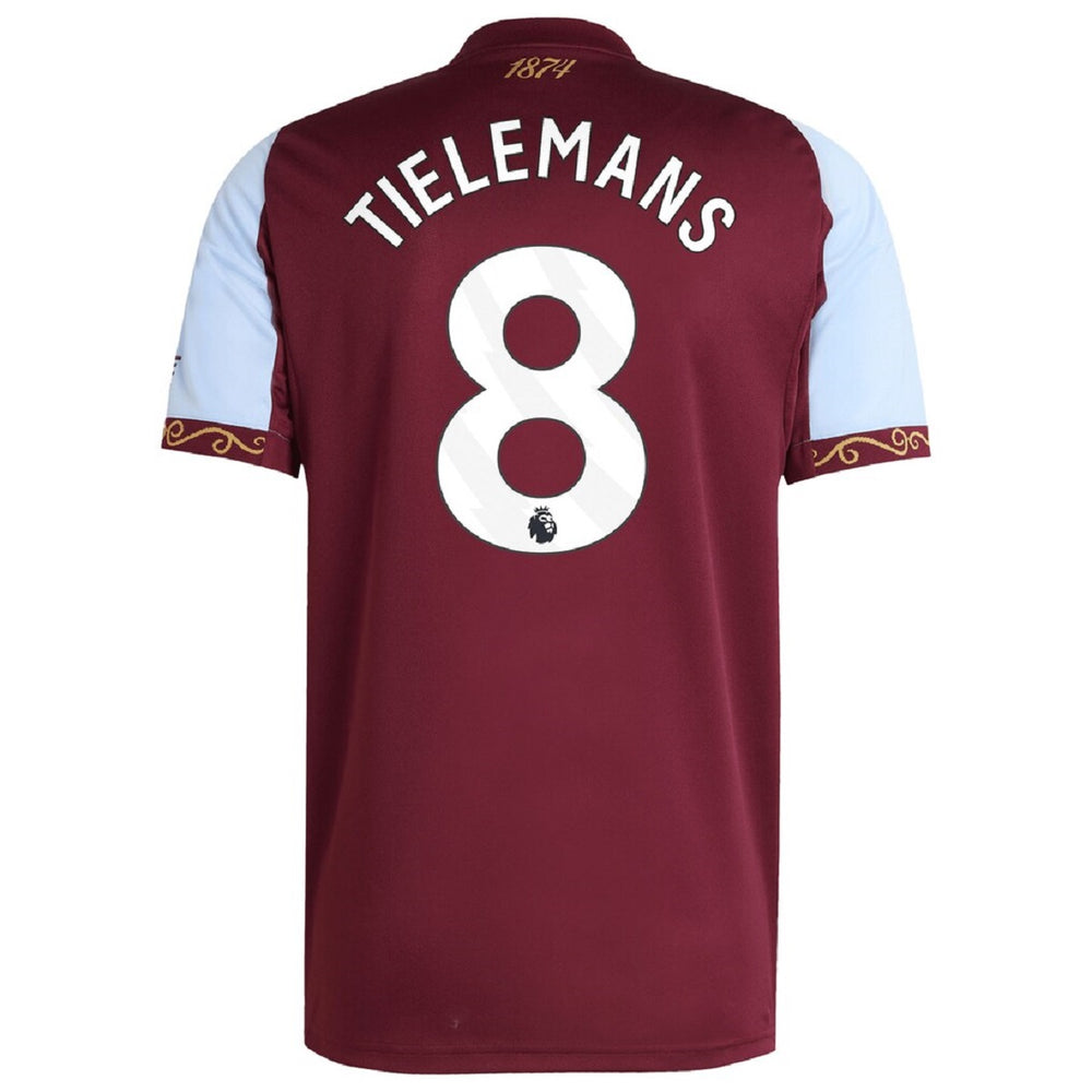 TIELEMANS #8 Aston Villa Home Jersey 2025/26