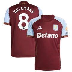 TIELEMANS #8 Aston Villa Home Jersey 2025/26