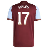 MALEN #17 Aston Villa Home Jersey 2025/26 - Cup Font