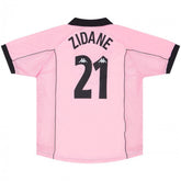 Zidane #21 Retro Juventus Away Jersey 1997/98