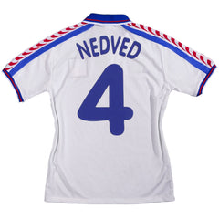 Nedved #4 Retro Czech Republic Away Jersey 1996
