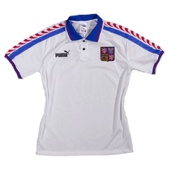 Nedved #4 Retro Czech Republic Away Jersey 1996