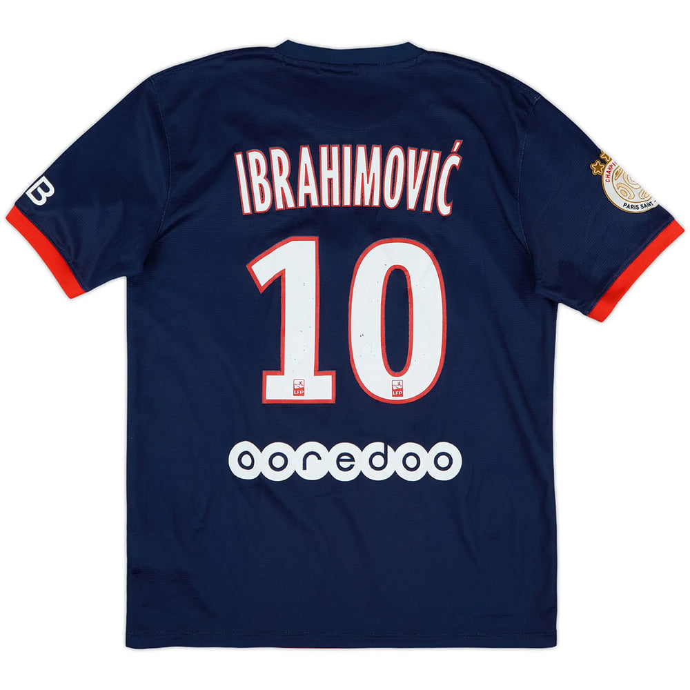Ibrahimović #10 Retro PSG Home Jersey 2013/14