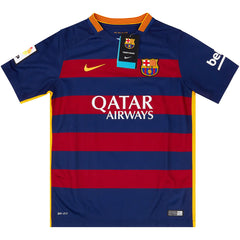 Neymar Jr #11 Retro Barcelona Home Jersey 2015/16