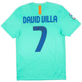 David Villa #7 Retro Barcelona Away Jersey 2010/11