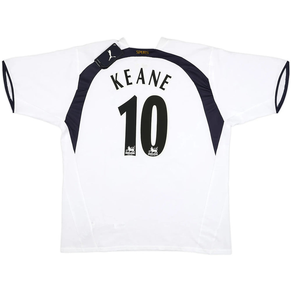 Keane #10 Retro Tottenham Hotspur Home Jersey 2006/07
