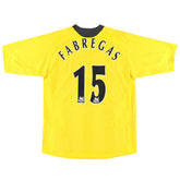 Fabregas #15 Retro Arsenal Away Jersey 2005/06