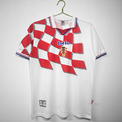 Šuker #9 Retro Croatia Home Jersey World Cup 1998