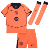 Kids Barcelona Third Jersey Full Kit 2025/26