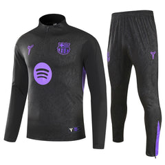 Kids Barcelona x Kobe Bryant 1/4 Zipper Sweat Kit(Top+Pants) Black 2025/26