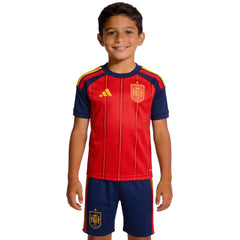 Kids Spain Home Jersey Kit World Cup 2026