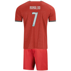 RONALDO #7 Kids Portugal Home Jersey Kit World Cup 2026