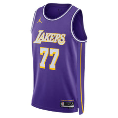 Unisex Los Angeles Lakers Luka Dončić #77 Purple Swingman Jersey - Statement Edition