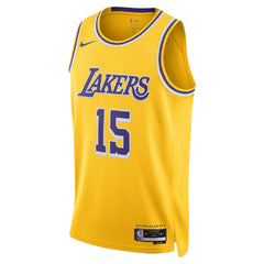 Unisex Los Angeles Lakers Austin Reaves #15 Gold Swingman Jersey - Icon Edition