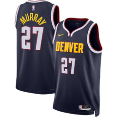 Unisex Denver Nuggets Jamal Murray #27 Navy Swingman Jersey - Icon Edition