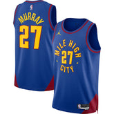 Unisex Denver Nuggets Jamal Murray #27 Blue Swingman Jersey - Statement Edition