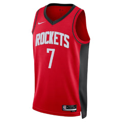 Unisex Houston Rockets Kevin Durant #7 Red Swingman Jersey - Icon Edition