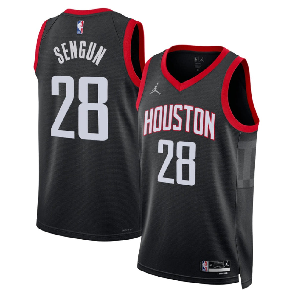 Unisex Houston Rockets Alperen Şengün #28 Black Swingman Jersey - Statement Edition