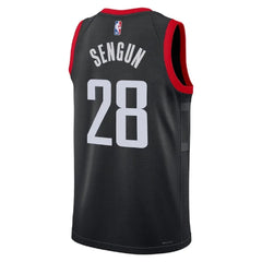 Unisex Houston Rockets Alperen Şengün #28 Black Swingman Jersey - Statement Edition