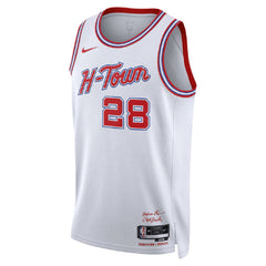 Unisex Houston Rockets Alperen Şengün #28 White Swingman Jersey 2025/26 - City Edition