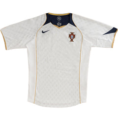 Figo #7 Retro Portugal Away Jersey Euro Cup 2004