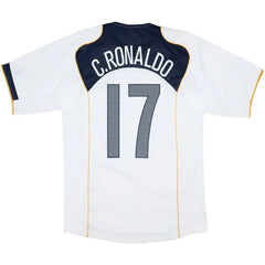C.RONALDO #17 Retro Portugal Away Jersey Euro Cup 2004