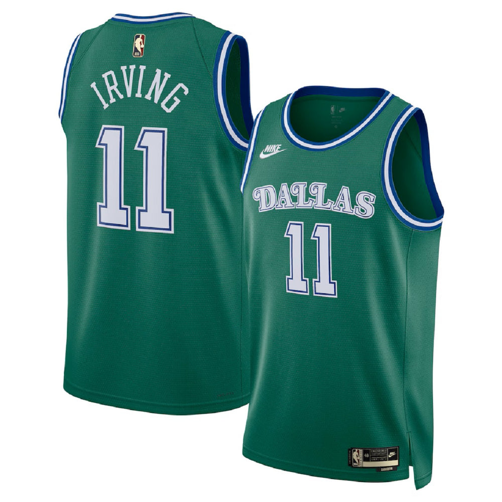 Unisex Dallas Mavericks Kyrie Irving #11 Green Swingman Jersey - Classic Edition