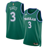 Unisex Dallas Mavericks Anthony Davis #3 Green Swingman Jersey - Classic Edition