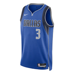Unisex Dallas Mavericks Anthony Davis #3 Blue Swingman Jersey - Icon Edition