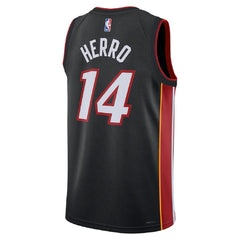 Unisex Miami Heat Tyler Herro #14 Black Swingman Jersey - Icon Edition
