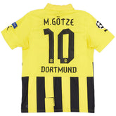 M.GÖTZE #10 Retro Borussia Dortmund UCL Home Jersey 2012/13