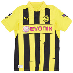 Lewandowski #9 Retro Borussia Dortmund UCL Home Jersey 2012/13