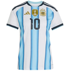 Messi #10 Women's Argentina Home Jersey World Cup 2026