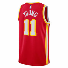 Unisex Atlanta Hawks Trae Young #11 Red Swingman Jersey - Icon Edition