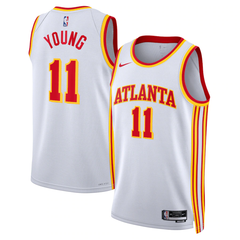 Unisex Atlanta Hawks Trae Young #11 White Swingman Jersey - Association Edition