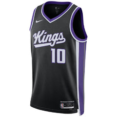 Unisex Sacramento Kings DeMar DeRozan #10 Black Swingman Jersey - Icon Edition