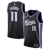 Unisex Sacramento Kings Domantas Sabonis #11 Black Swingman Jersey - Icon Edition