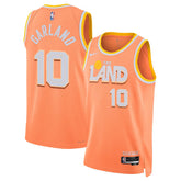 Unisex Cleveland Cavaliers Darius Garland #10 Orange Swingman Jersey 2025/26 - City Edition