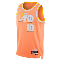 Unisex Cleveland Cavaliers Darius Garland #10 Orange Swingman Jersey 2025/26 - City Edition