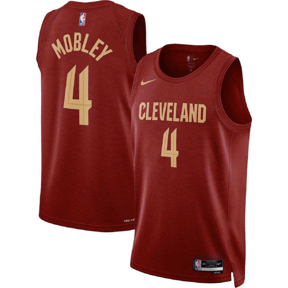 Unisex Cleveland Cavaliers Evan Mobley #4 Wine Swingman Jersey - Icon Edition