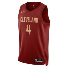 Unisex Cleveland Cavaliers Evan Mobley #4 Wine Swingman Jersey - Icon Edition
