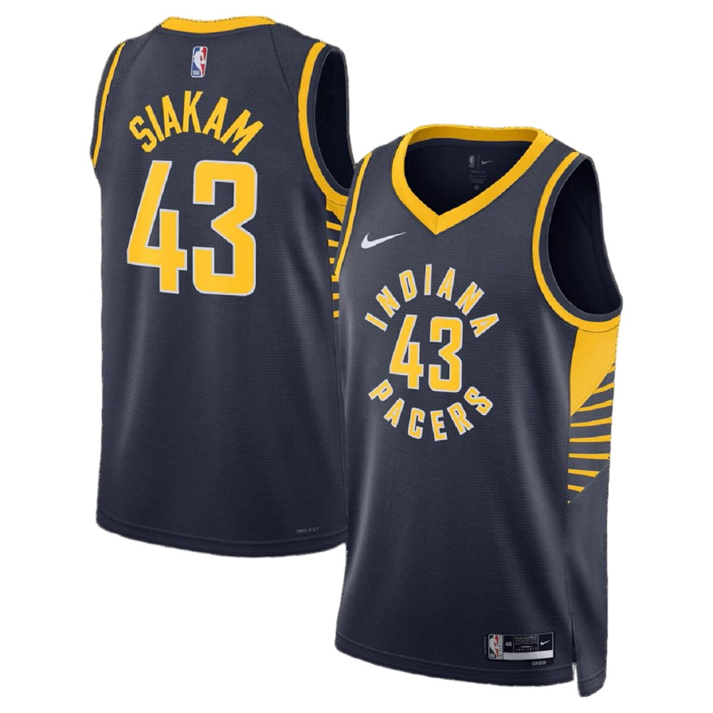 Unisex Indiana Pacers Pascal Siakam #43 Navy Swingman Jersey - Icon Edition