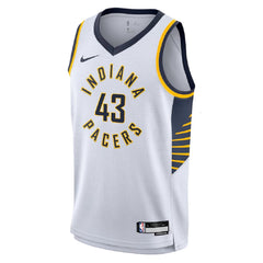 Unisex Indiana Pacers Pascal Siakam #43 White Swingman Jersey - Association Edition