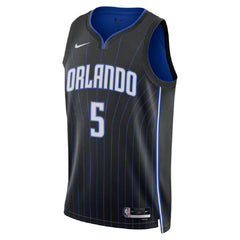 Unisex Orlando Magic Paolo Banchero #5 Black Swingman Jersey - Icon Edition