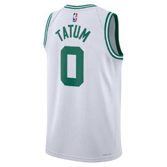Youth Boston Celtics Jayson Tatum #0 White Swingman Jersey - Association Edition
