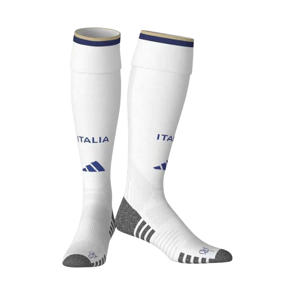 Italy Home Soccer Socks - White 2026