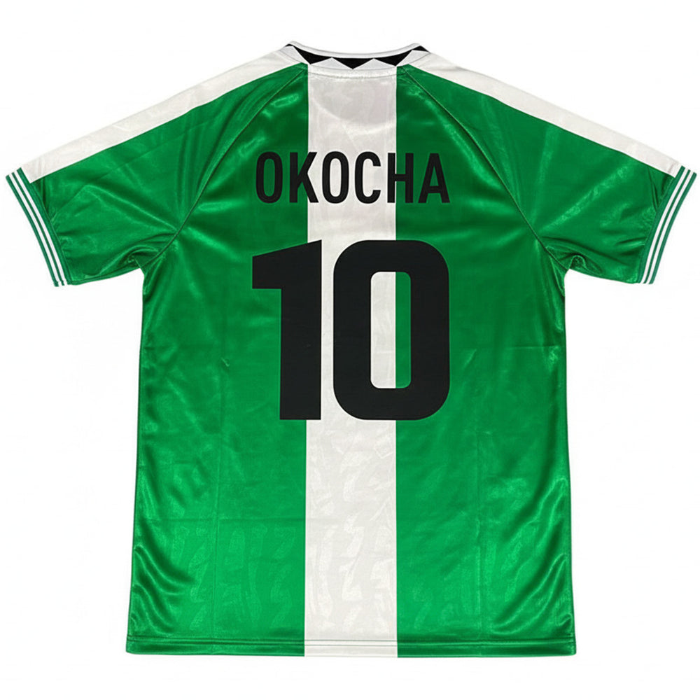 Okocha #10 Retro Nigeria Home Jersey 1996
