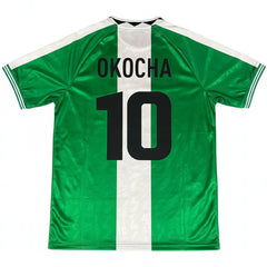 Okocha #10 Retro Nigeria Home Jersey 1996