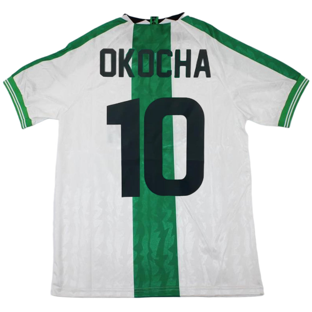 Okocha #10 Retro Nigeria Away Jersey 1996