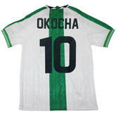 Okocha #10 Retro Nigeria Away Jersey 1996